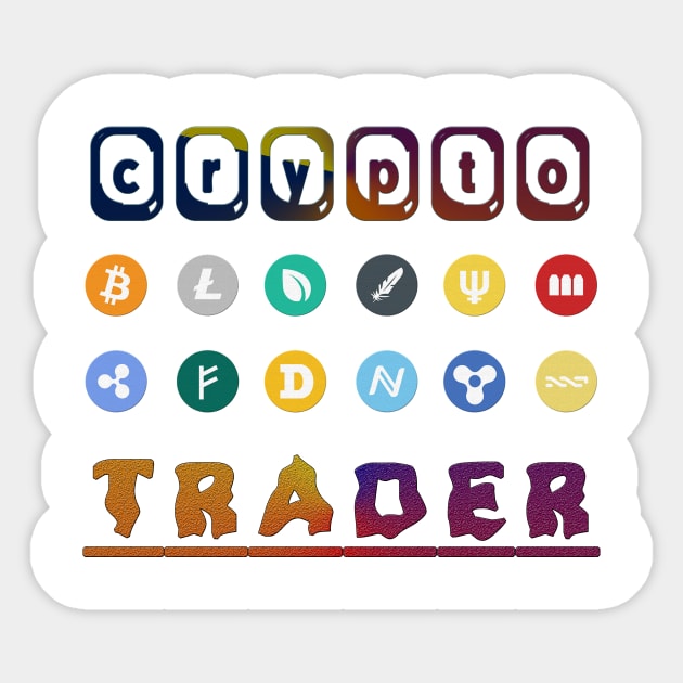 Crypto Trader Bitcoin & Cryptocurrency Blockchain Sticker by theperfectpresents